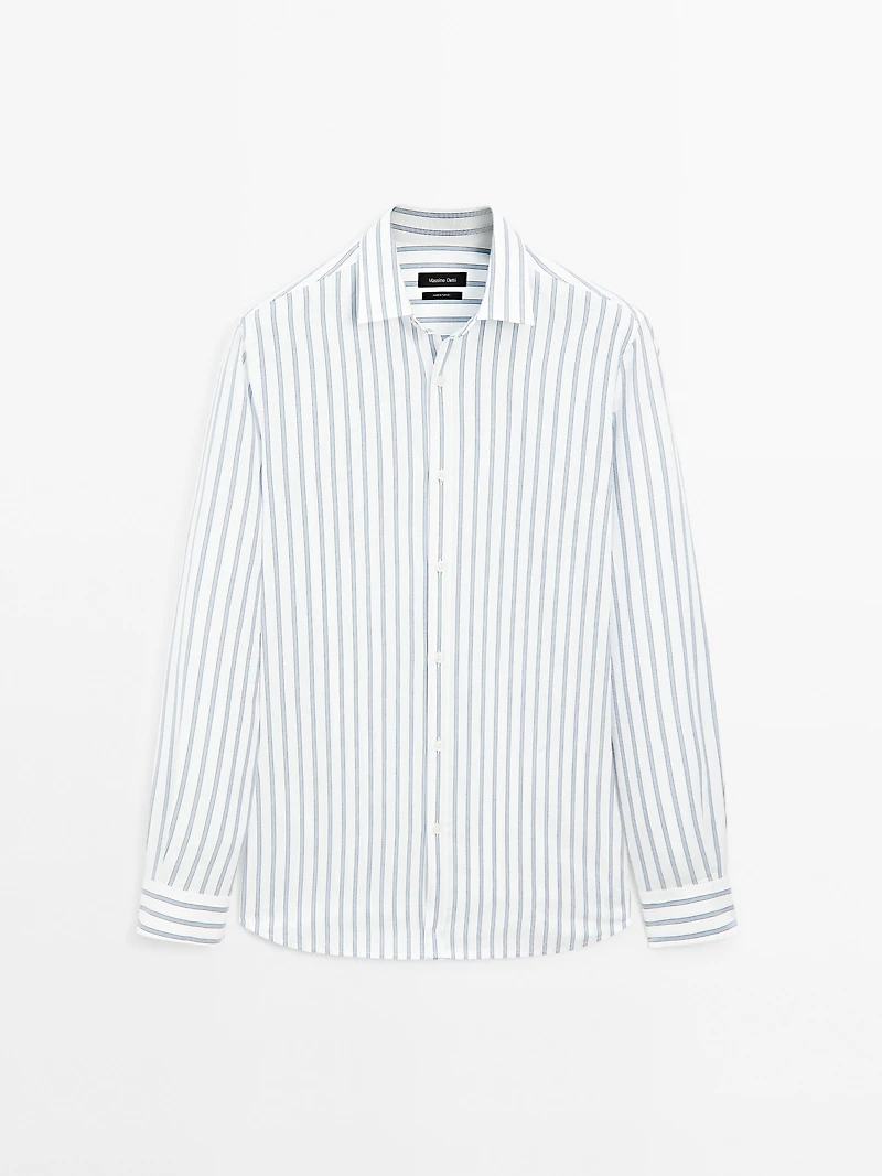 Slim fit 100% cotton shirt