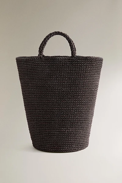 WOVEN EFFECT BAG