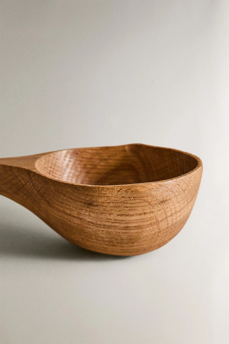 OAK WOOD LADLE