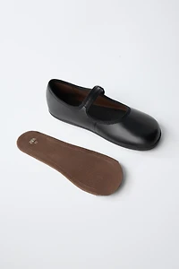 LEATHER BAREFOOT BALLET FLATS