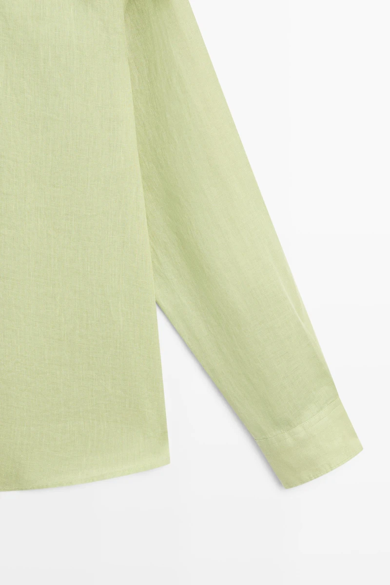 100% linen regular fit shirt