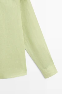 100% linen regular fit shirt