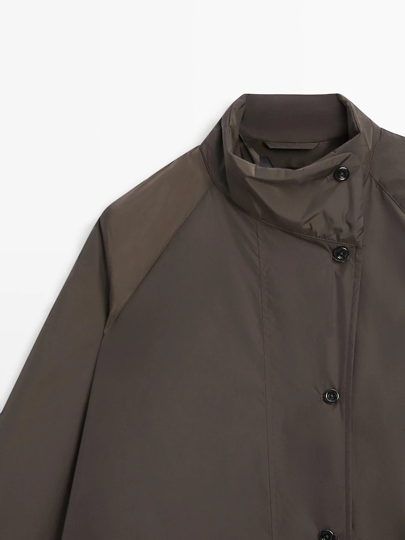 Veste longue matelassée