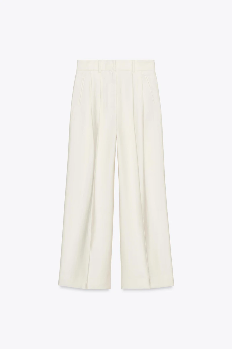 ZW COLLECTION FLOWY PLEATED PANTS