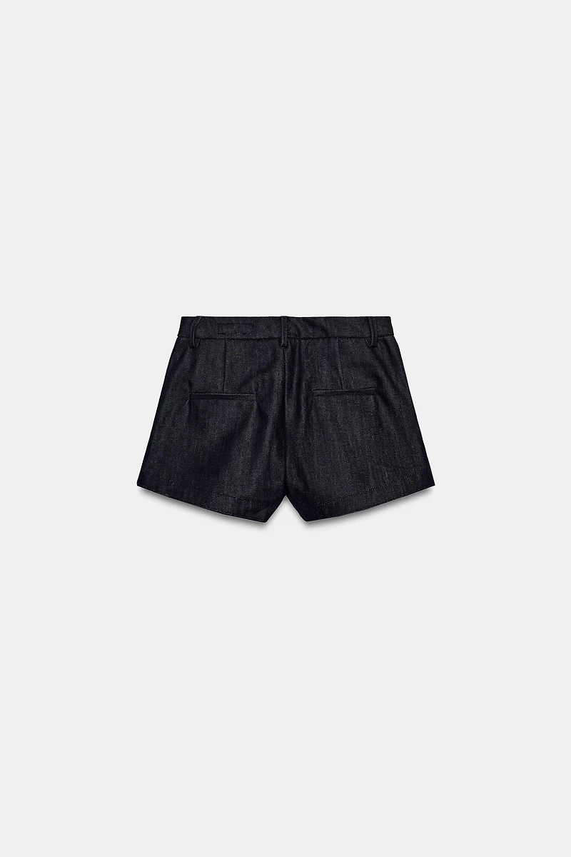 SHORT EN JEAN À PINCES ZW COLLECTION