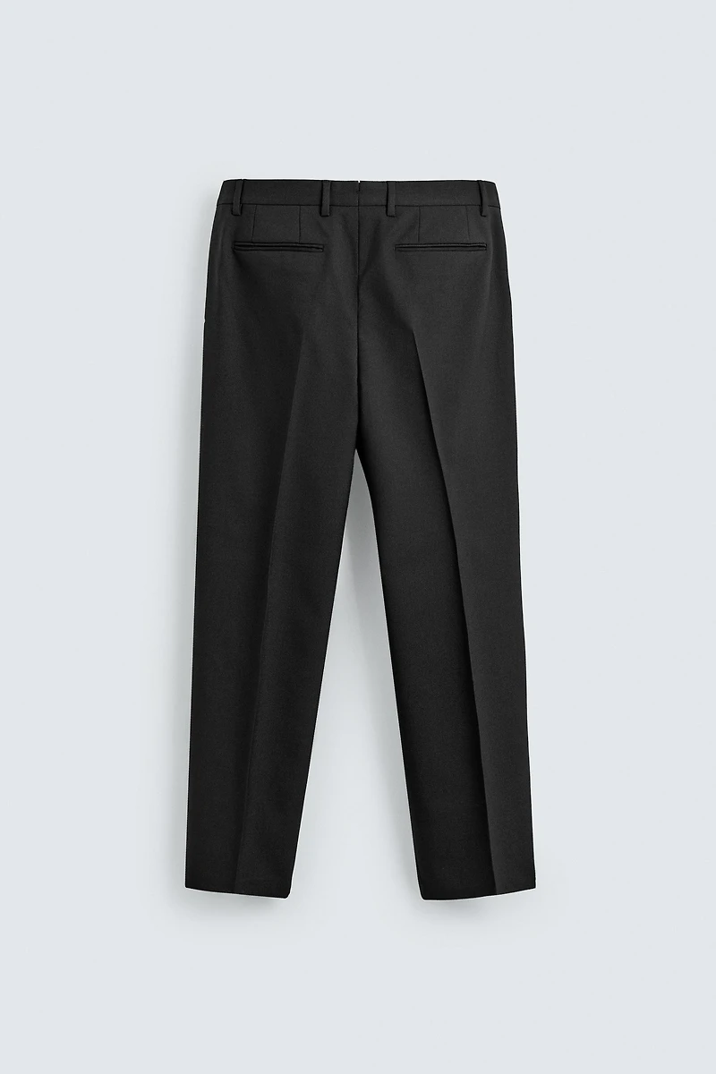 PANTALON DE COSTUME SMOKING EN LAINE AARON LEVINE X ZARA