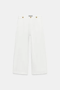 GOLD BUTTON CULOTTES