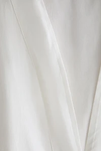 EMBROIDERED COTTON ROBE