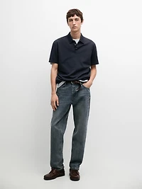 100% cotton short sleeve polo shirt