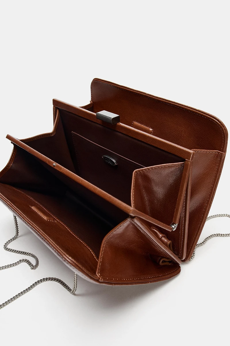 SAC À MAIN EN CUIR RIGIDE