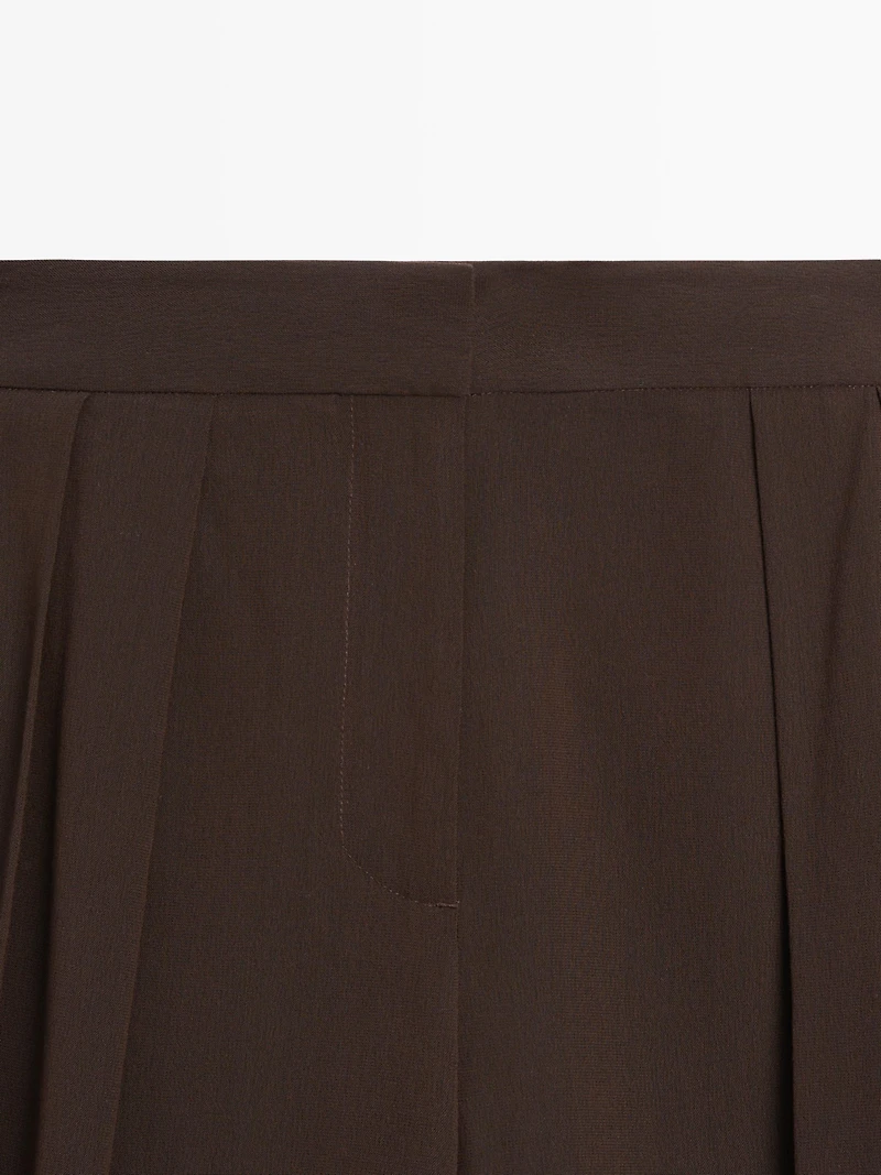 Darted sarouel trousers