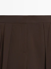 Darted sarouel trousers