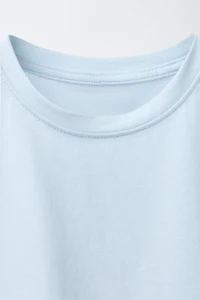 PLAIN RUFFLE T-SHIRT