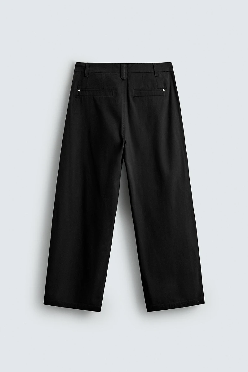 WIDE FIT CHINO PANTS