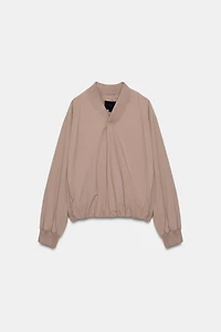 BALLOON BOMBER JACKET
