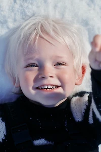 WOOL BLEND POLKA DOT KNIT SWEATER