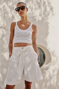SHORT AVEC CEINTURE À NŒUD