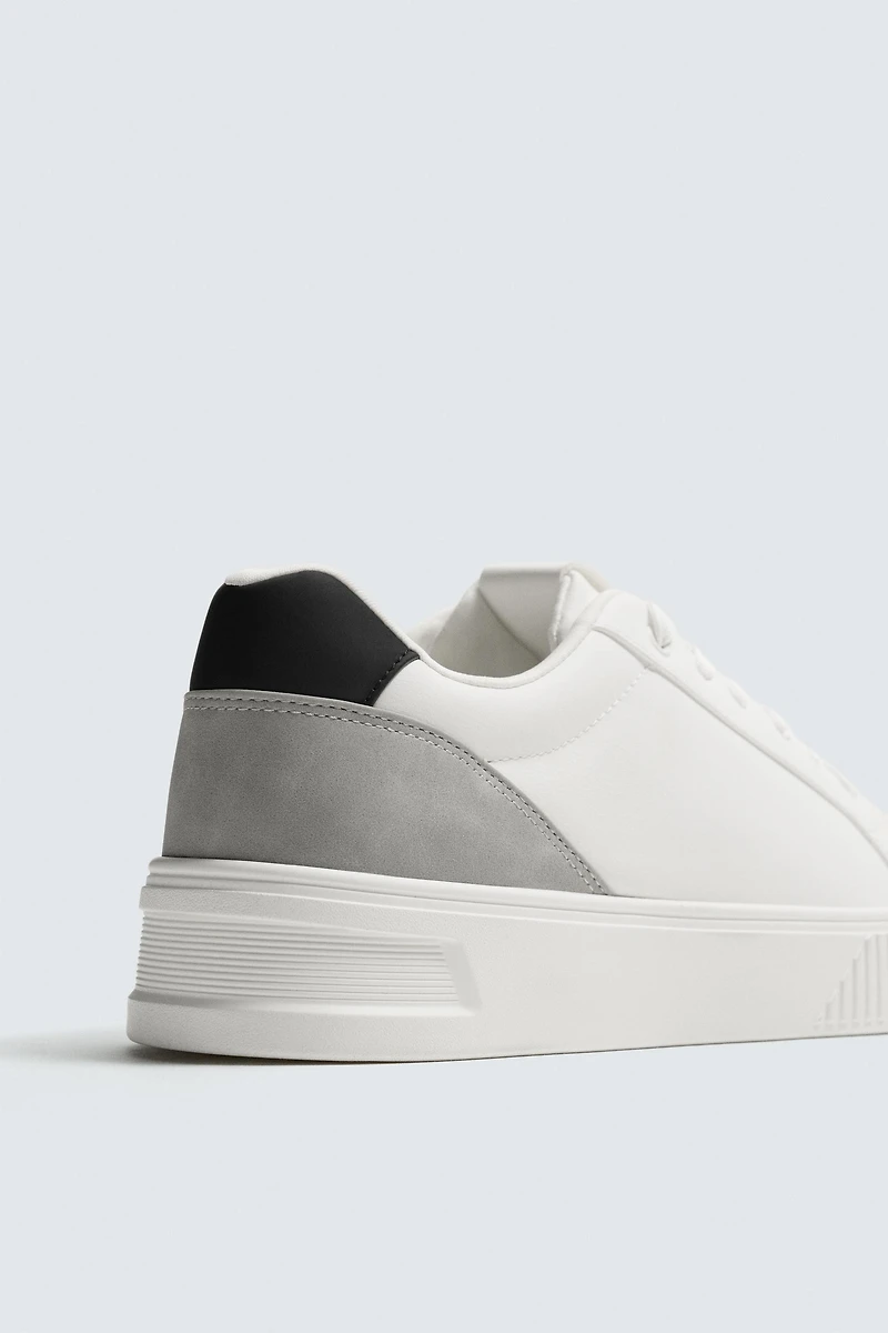 SNEAKERS WITH HEEL DETAIL