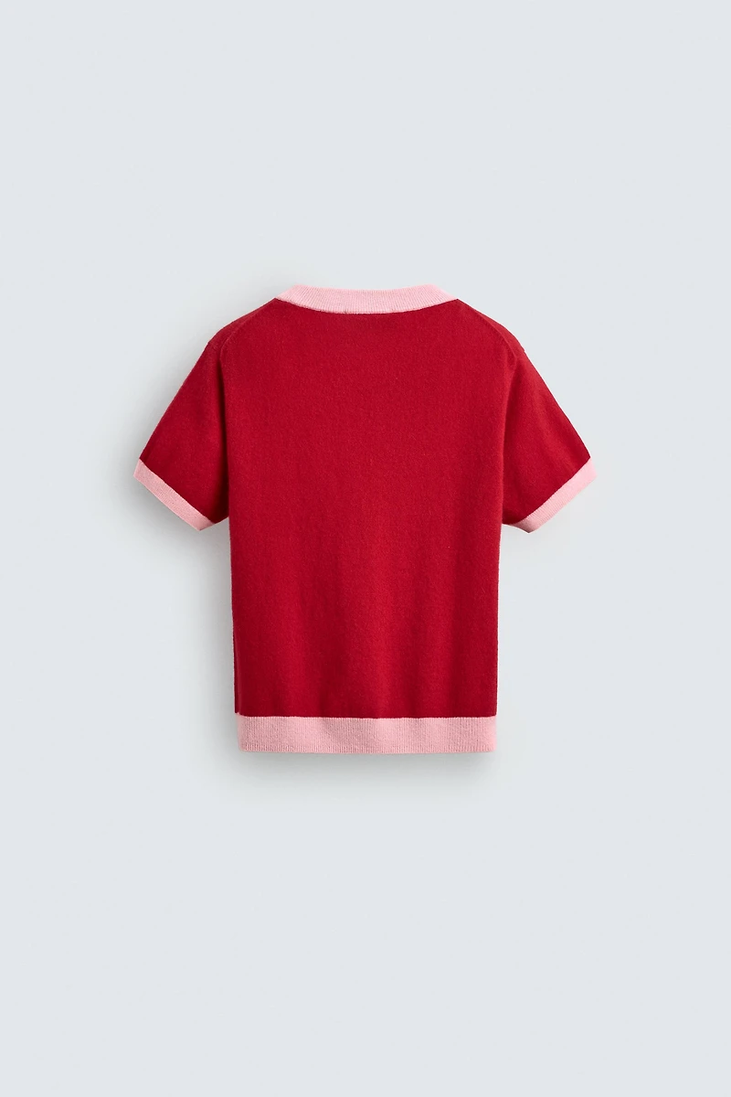 100% CASHMERE KNIT TOP HARRY LAMBERT FOR ZARA X DISNEY
