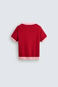 100% CASHMERE KNIT TOP HARRY LAMBERT FOR ZARA X DISNEY
