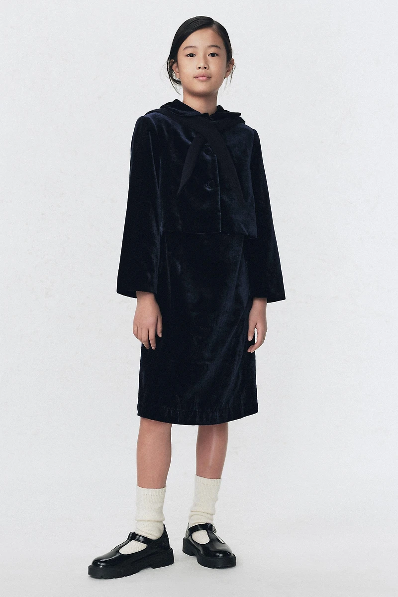 VELVET DRESS SOSHIOTSUKI x ZARA