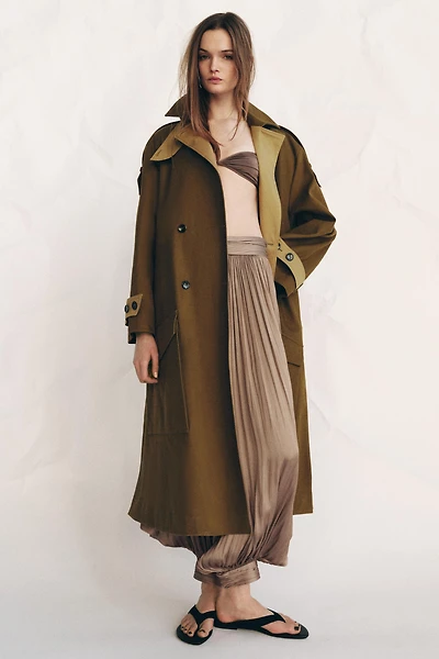 TRENCH LONG COMBINÉ ZW COLLECTION