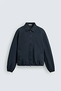 WASHED COTTON REGULAR FIT JACKET