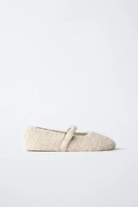 BALLERINES EFFET MOUTON