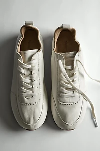 Soft leather trainers