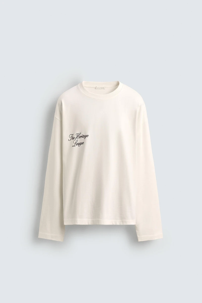 PRINTED TEXT T-SHIRT