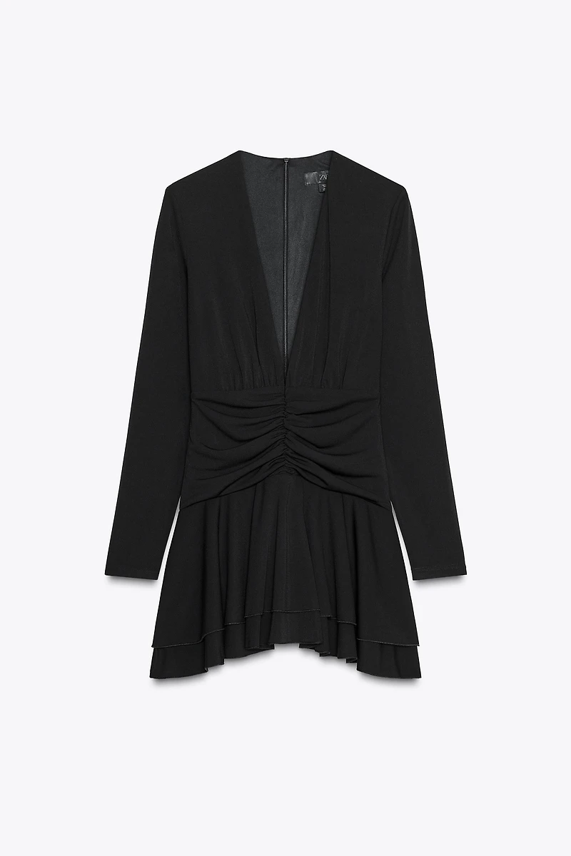 RUCHED JUMPSUIT DRESS