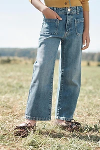 LIMITED EDITION WIDE LEG JEANS WITH POCKETS