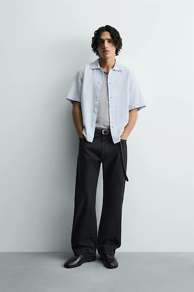 CHEMISE STRUCTURÉE LAVÉE