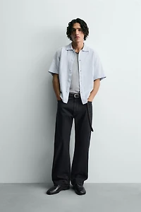 CHEMISE STRUCTURÉE LAVÉE