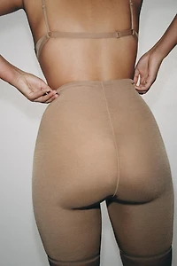 MESH BIKE SHORTS WITH POLYAMIDE