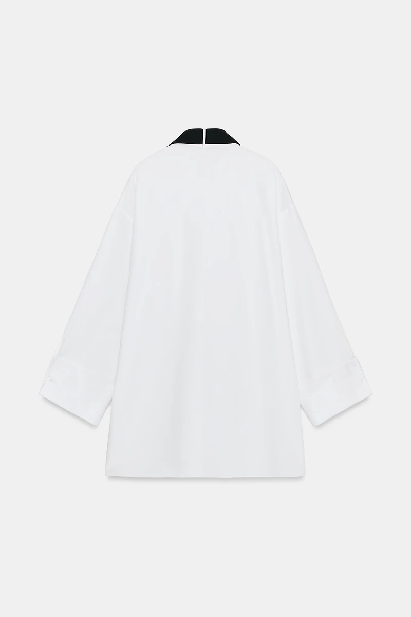 ZW COLLECTION LIMITED EDITION OVERSIZED SHIRT WITH TIE