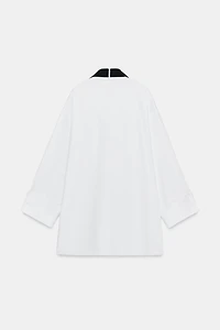 ZW COLLECTION LIMITED EDITION OVERSIZED SHIRT WITH TIE