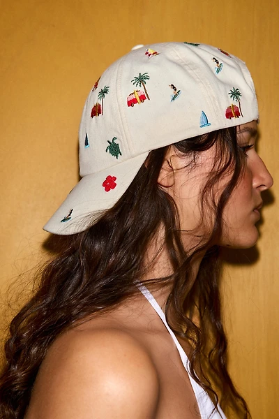 100% COTTON EMBROIDERED SUMMER CAP