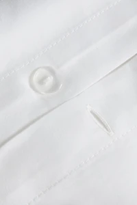 SATEEN FLAT SHEET WITH PIPING
