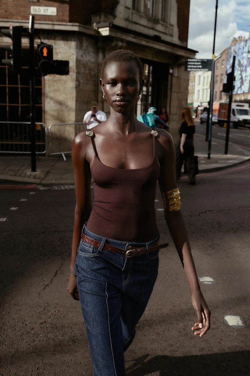 SEASHELL POLYAMIDE BODYSUIT
