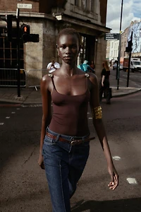 SEASHELL POLYAMIDE BODYSUIT