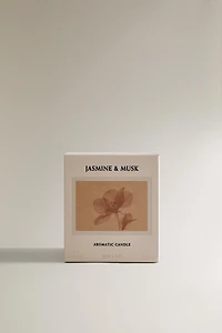 (180 G) JASMINE & MUSK SCENTED CANDLE