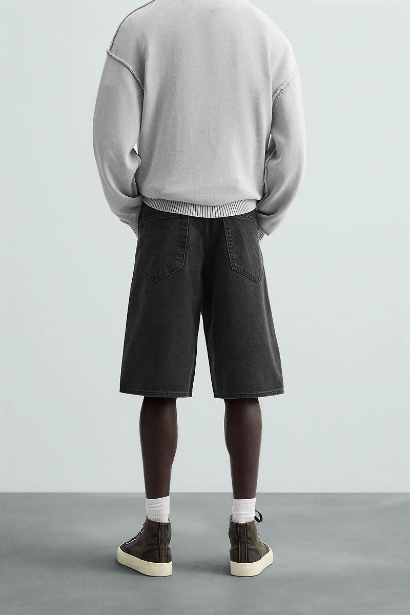 BAGGY FIT DENIM SHORTS