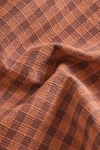 CHECKED TABLECLOTH WITH TOPSTITCHING