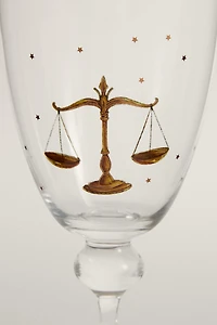 LIBRA ZODIAC GLASS | MARISA BERENSON