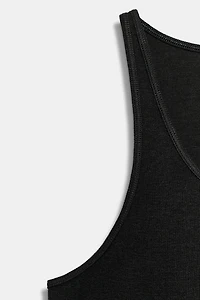 RIBBED CROP TOP
