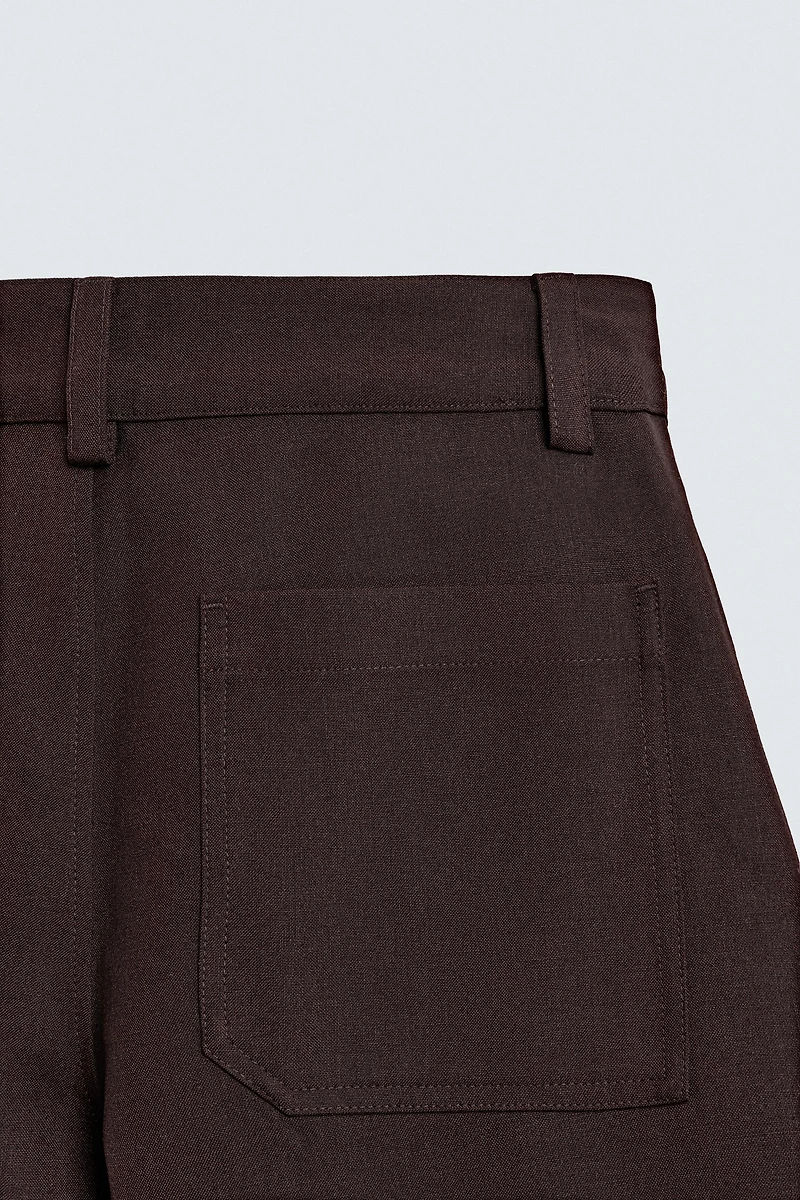 PANTALON BALLOON FIT À PLIS