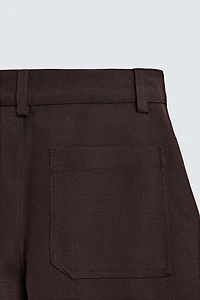 PANTALON BALLOON FIT À PLIS