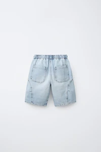 BERMUDA EN JEAN BARREL