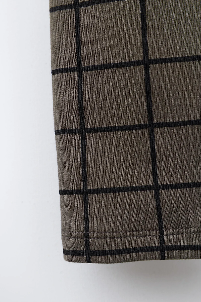 PLAID LABEL LEGGINGS